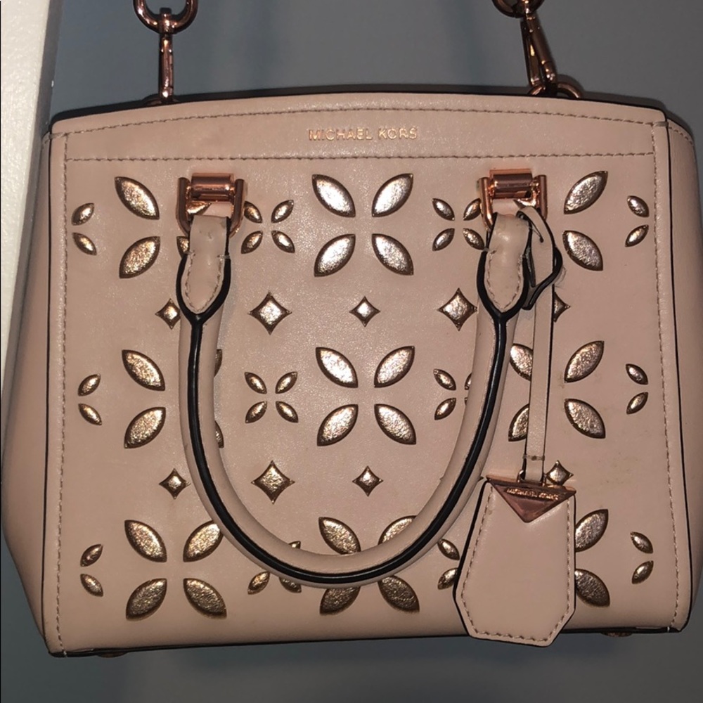 Pink Michael Kors Crossbody Satchel Bag - Picture 2 of 4